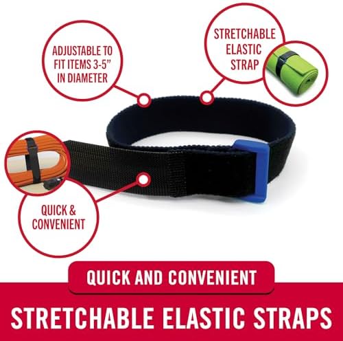 VELCRO Brand Elastic Cinch Straps - Image 2