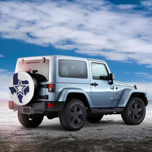 Star of Texas State Spare Tire Cover, Universal Waterproof & Dustproof Wheel - Image 5