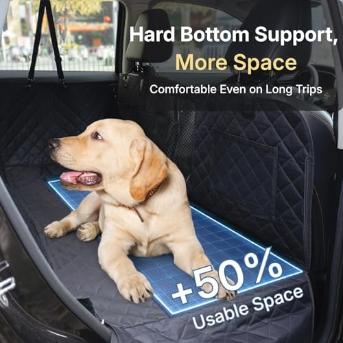 Car Back Seat Extender for Dogs, Semi-Hard Bottom Design, Fits Compact SUVs - Image 3