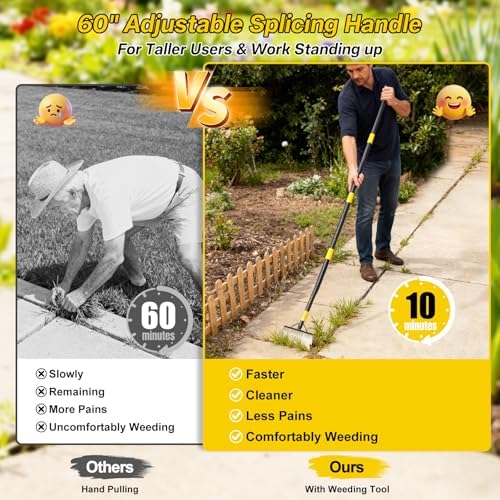 Garden Flat Shovel, 60” Ice Scraper, Snow Shovel - Image 6