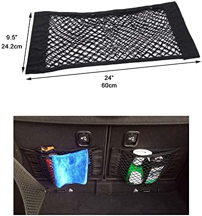 Universal Mesh Cargo Net Storage Net Wall Sticker Organizer Pouch Bag Storage - Image 2
