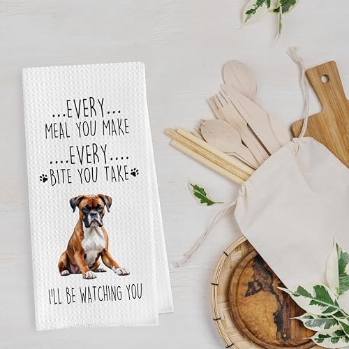 Gqtt Boxer Dog Dish Towels Set - Image 4
