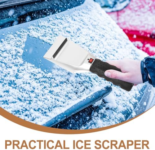 Heated Car Ice Scraper for Windshield and Side Windows - Image 3