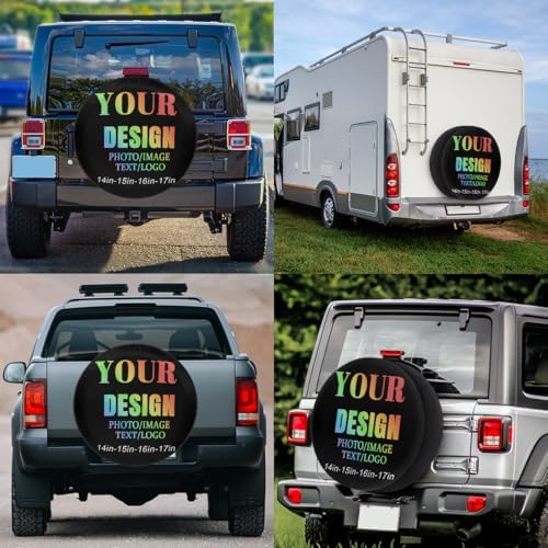 Custom Spare Tire Cover 17in Spare Wheel Covers Tire Storage Cover - Image 6