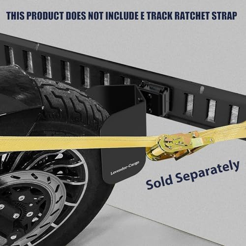 2Pcs E Track Wheel Chock for Motorcycle, Durable Quality E Track Motorcycle - Image 7