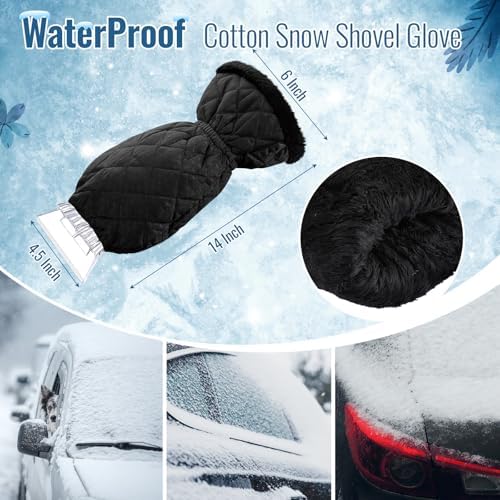 WILLBOND Ice Scraper with Glove Waterproof Ice Scrapers - Image 2