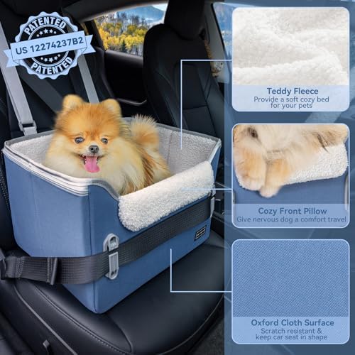 PETSFIT Dog Car Seats for Small Dogs–Patented Safety Buckles–Safety - Image 4