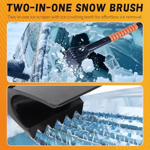2-in-1 Upgrade 44" Extendable & Removable Snow Brush - Image 4