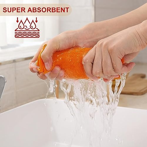 Kitinjoy 100% Cotton Waffle 6-Pack Kitchen Towels - Image 3