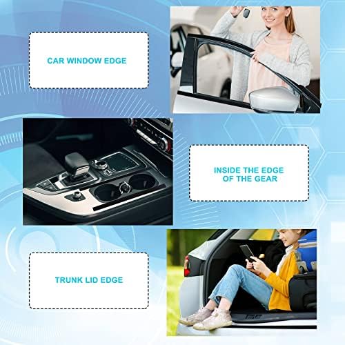 Tallew 3 Rolls 67 ft Carbon Fiber Vinyl Wrap Car Edge Door Sill Protector - Image 5