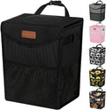 Pritent Car Trash Can with Lid Leakproof Car Garbage Bag Vehicle Trash Bin by Pritent