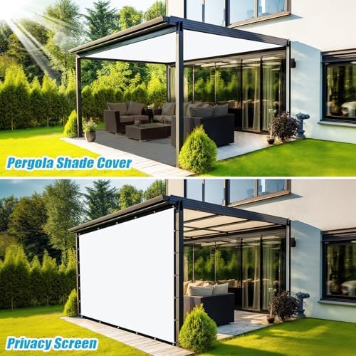 Amagenix 90% Pergola Shade Cover 4' X 24' Sun Shade Cloth - Image 4