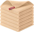 Kitinjoy 100% Cotton Waffle 6-Pack Kitchen Towels by Kitinjoy