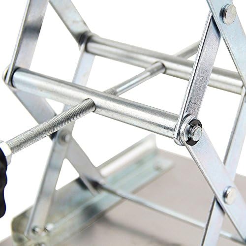 HFS Lab Jack Lift Table Scissor Stand Platform 8x8" Stainless Steel Max. Height - Image 5