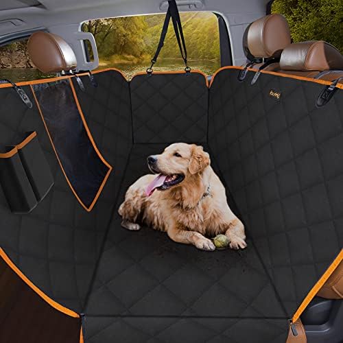 Dog Seat Covers for Trucks 100% Waterproof Car Hammock for Truck Back Seat by iBuddy