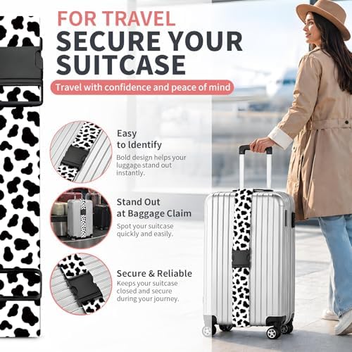 Luggage Strap for Suitcases Adjustable Travel Belt - Image 2