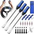 HTOMT 11.5" Tire Spoon Kit, Motorcycle Tire Changer Tire Removal Tool by HTOMT