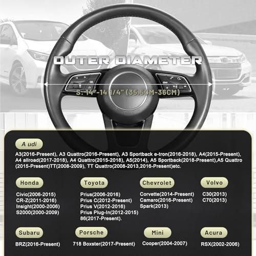 SEG Direct Car Steering Wheel Cover - Image 5