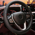 HOTOR Car Leather Steering Wheel Cover, Universal 14.5"-15" by HOTOR