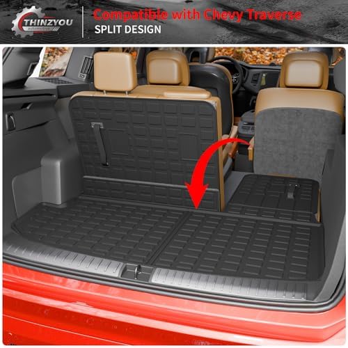 Trunk Mat & Backrest Mats for 2018-2023 Chevrolet Traverse - Image 3