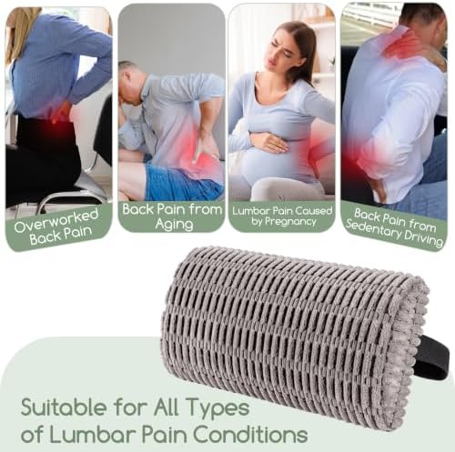 Lumbar Support Pillow for Recliner Chair/Office Chair/Couch, Memory Foam Back - Image 7
