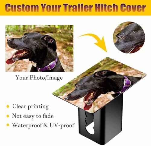 Custom Personalized Tow Metal Trailer Hitch Cover - Image 4
