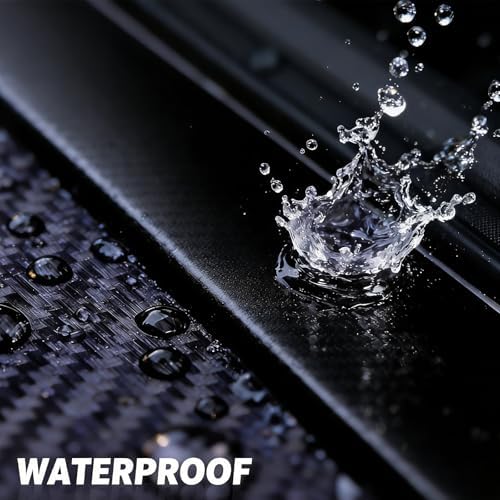 Car Door Sill Protectors, Carbon Fiber Auto Door Edge Guards Sticker, - Image 3