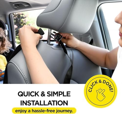 GRBVFDS 2 Pack X-Large Waterproof Kick Mats Backseat Protector, Durable Car - Image 3