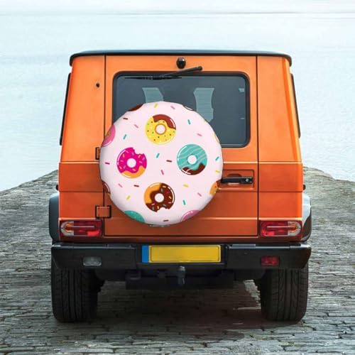 Donuts Spare Tire Cover for RV Trailer Sweet Chocolate Donut Candy - Image 2