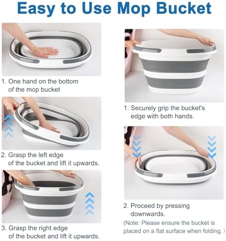 28L Large Collapsible Mop Bucket - Image 3