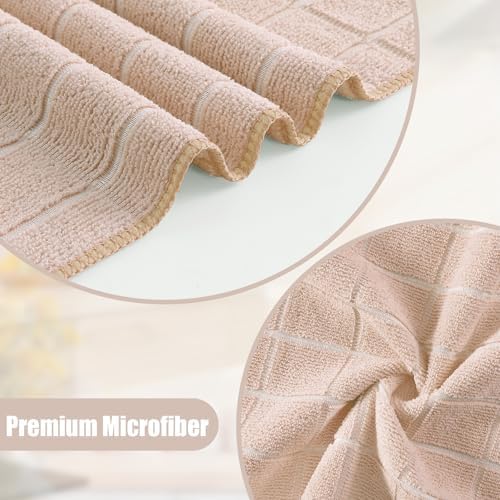 Homaxy Microfiber Kitchen Towels and Dishcloths Sets, 16 Pack - Image 2