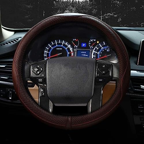 Valleycomfy Steering Wheel Covers Universal 15 inch - Image 2