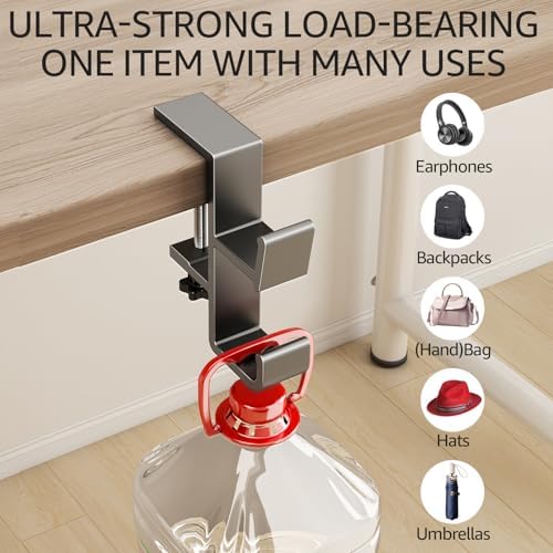 Desk Bag Hook, Aluminum Purse Hook - Image 4