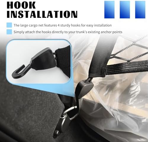 Highly Elastic Cargo Nets for SUV - Image 5