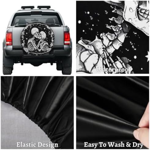 Halloween Spare Tire Cover Waterproof Dust-Proof Spare Wheel Covers - Image 4
