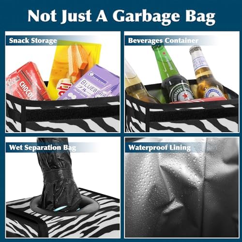 Femuar Car Trash Can with Lid - Image 4