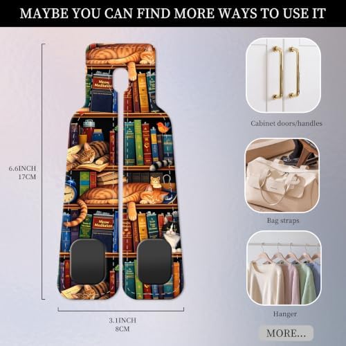 PU Leather Car Seat Hook, Storage Headrest Hanger, Cute Car Backseat Organizer - Image 4