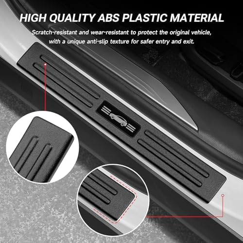 4PCS Door Sill Protector Compatible - Image 4