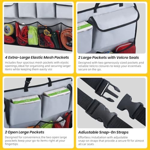 Snuopfy Backseat Hanging Organizer, - Image 4