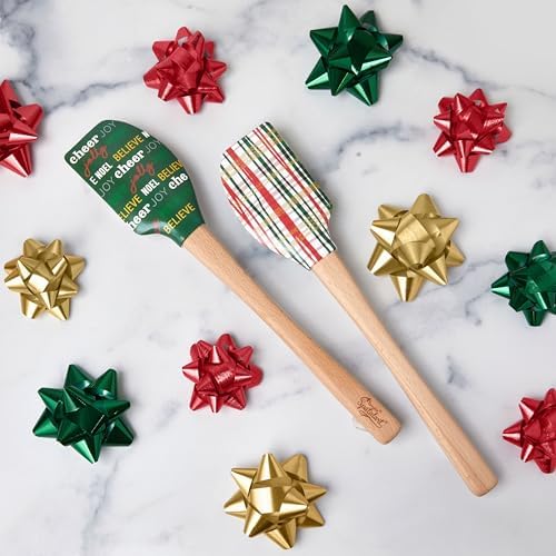 Tovolo Spatulart ‘Holiday Gift Wrap’ Christmas Holiday Silicone Spatula - Image 2