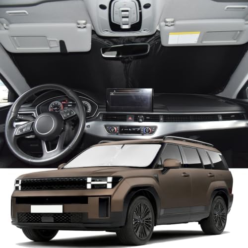 Windshield Sunshade for Hyundai Santa Fe 2024-2026 Sun Shade by ZOIBVCARSUNSHADE