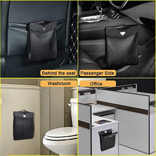 Smart LED Car Trash Can Garbage Bag Passenger Side Back Seat Hanging - Image 5