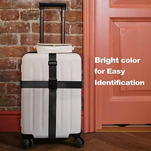 Chelmon Luggage Straps for Suitcases TSA Approved Travel Essentials 8 Pack - Image 6