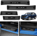 4PCS Door Sill Protector for Honda 2023-2025 2026 Pilot Accessories Black by YOJOJOCO