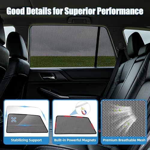 Outback Window Shades 2021-2024, Rear Side Mesh - Image 7