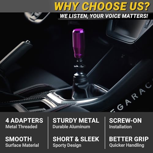 JDM Style Shift Knob for Gear Stick Shifter, 5 6 Speed Manual - Image 4