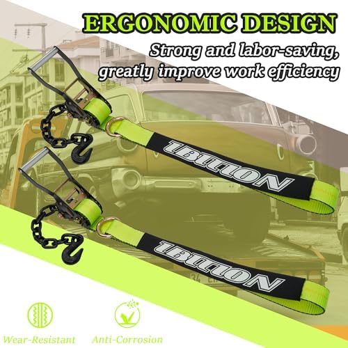 4 Pack Car Tie Down Straps for Trailers - Image 6