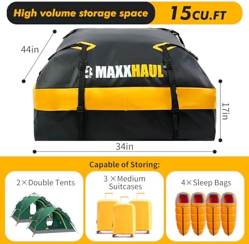 MaxxHaul Rooftop Cargo Bag 15 Cu Ft - Image 2