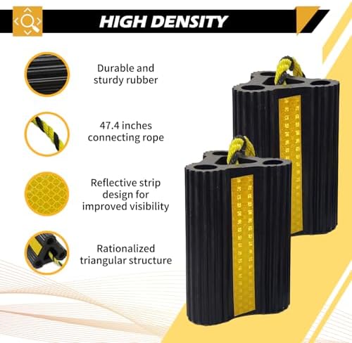 Wheel Chocks for Trailers 1 Pair 2 Pack - Image 3