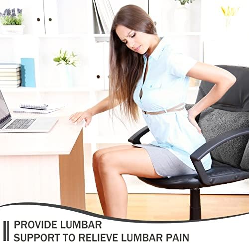 Queekay Fleece Lumbar Support Pillow 3 Section - Image 4